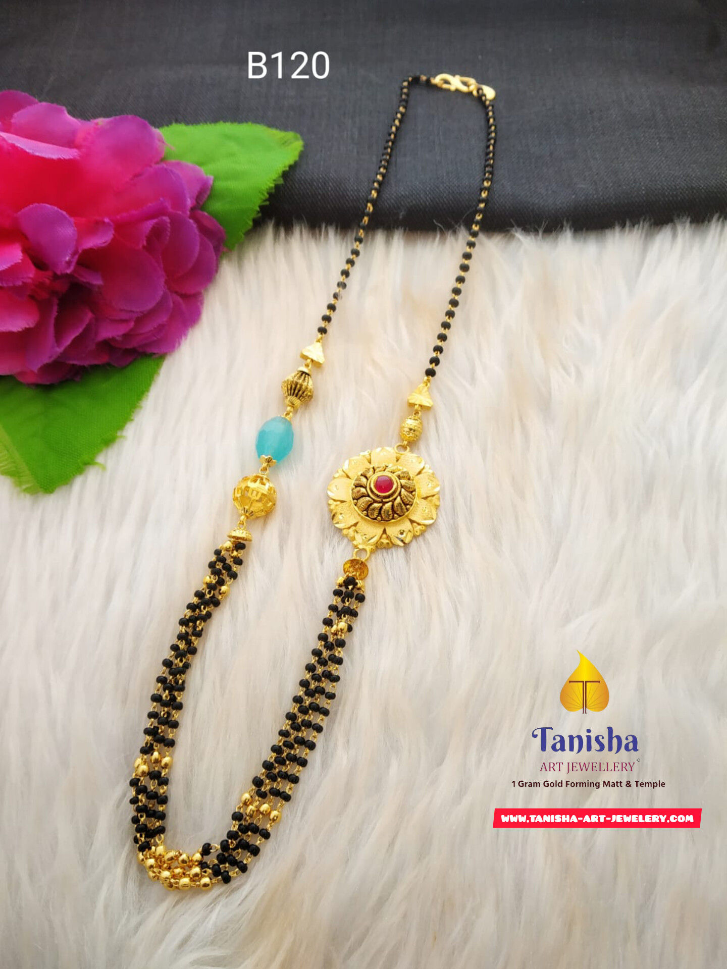 Charming Kalla Manni Short Mangalsutra