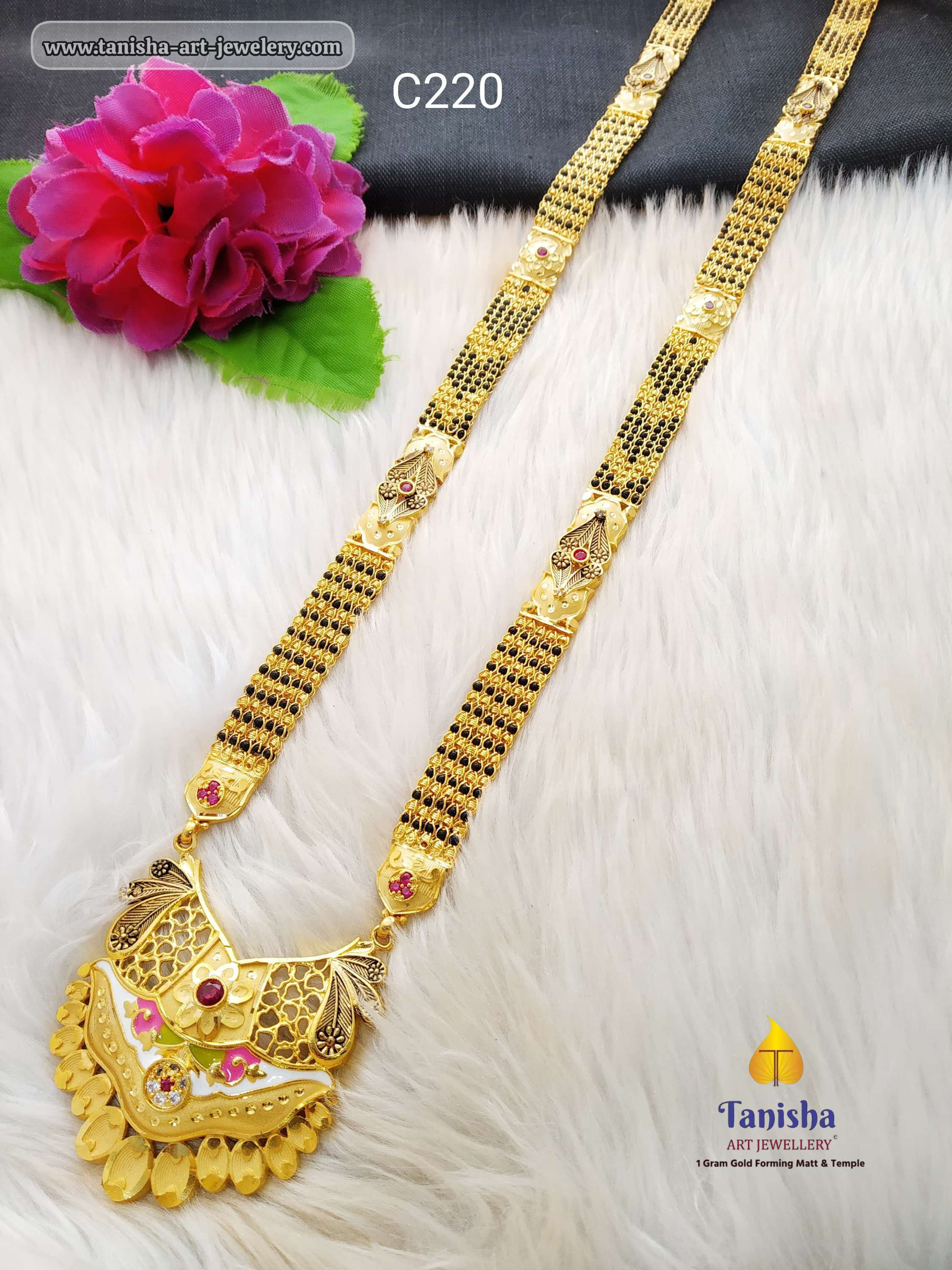 5 line Long Patta Mangalsutra