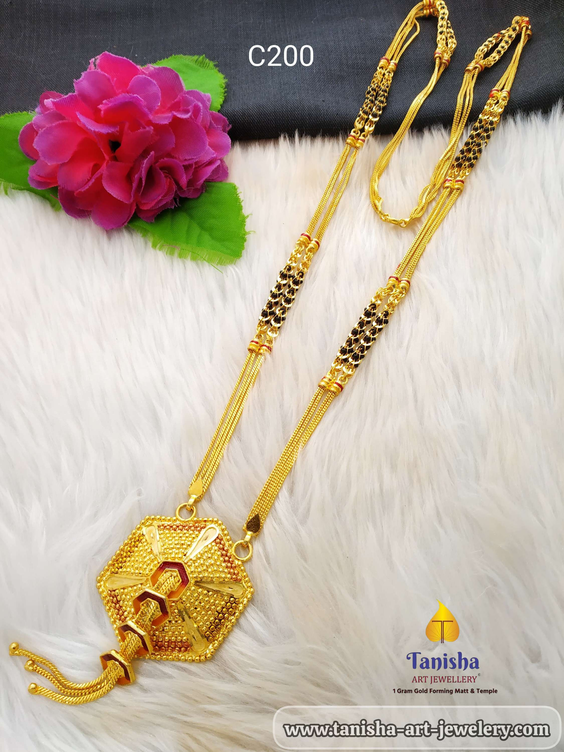 2-line Stylish Nano Mangalsutra