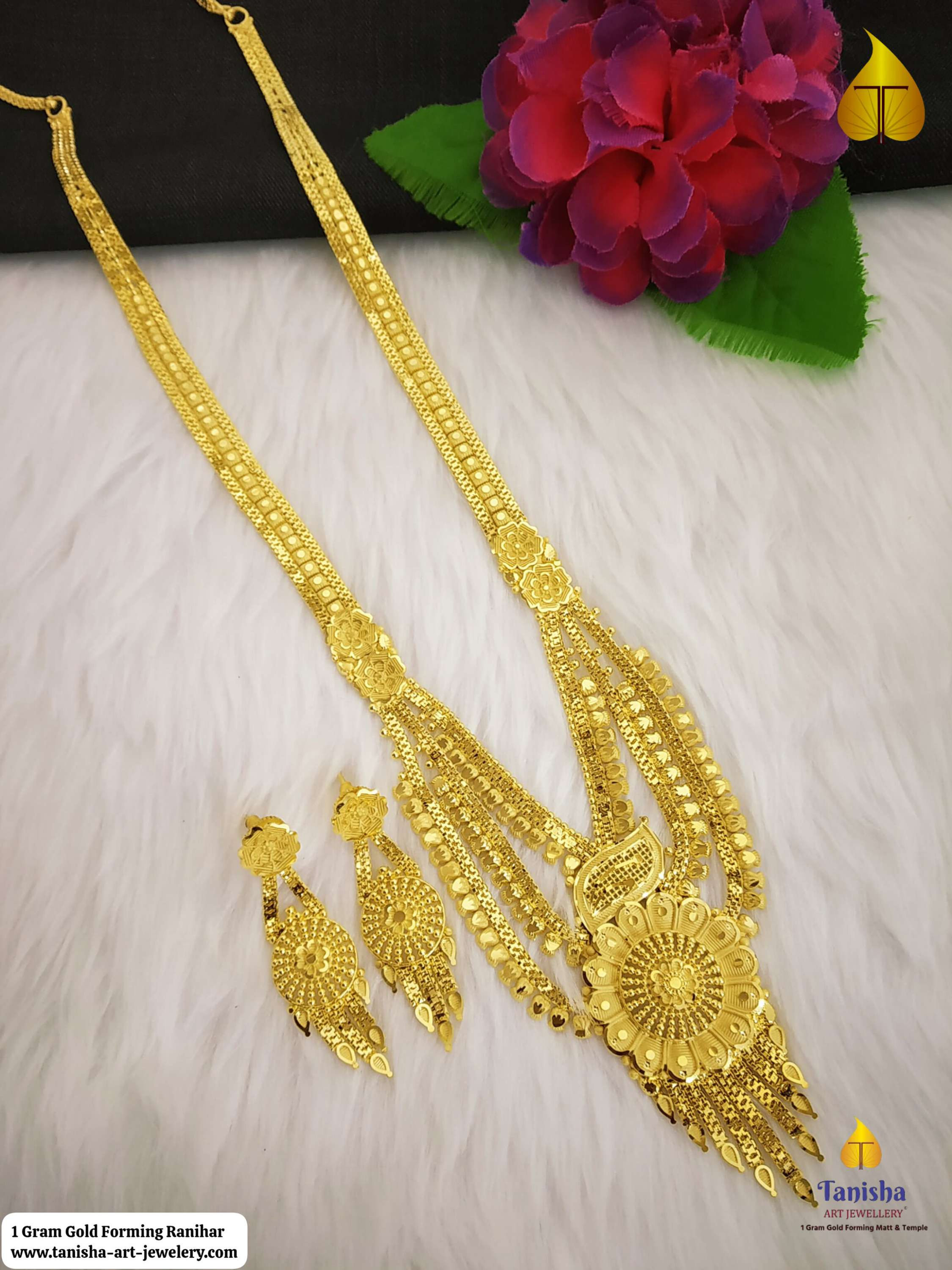 3 line flower design long Ranihar