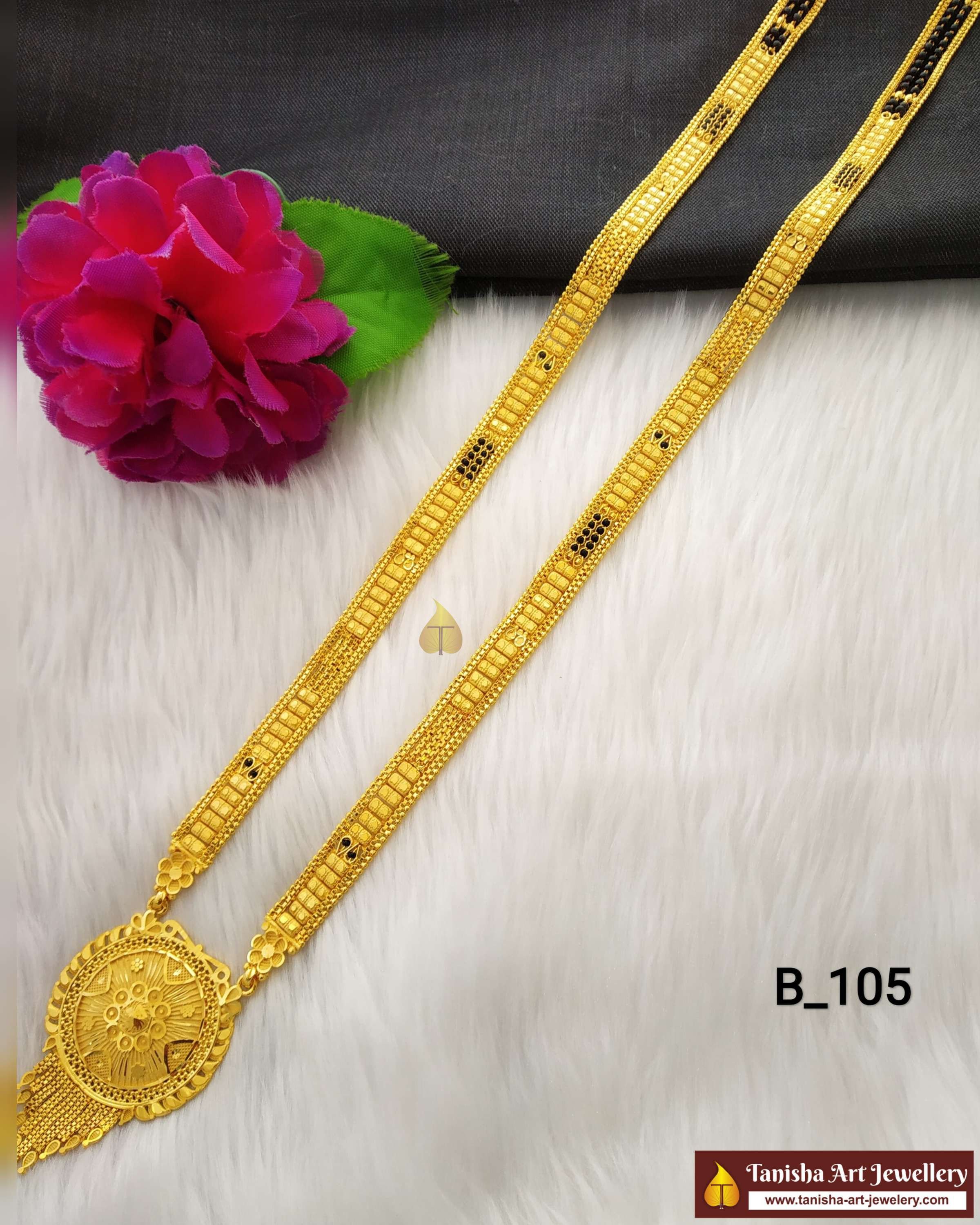 Forming Broad Patta Mangalsutra -1