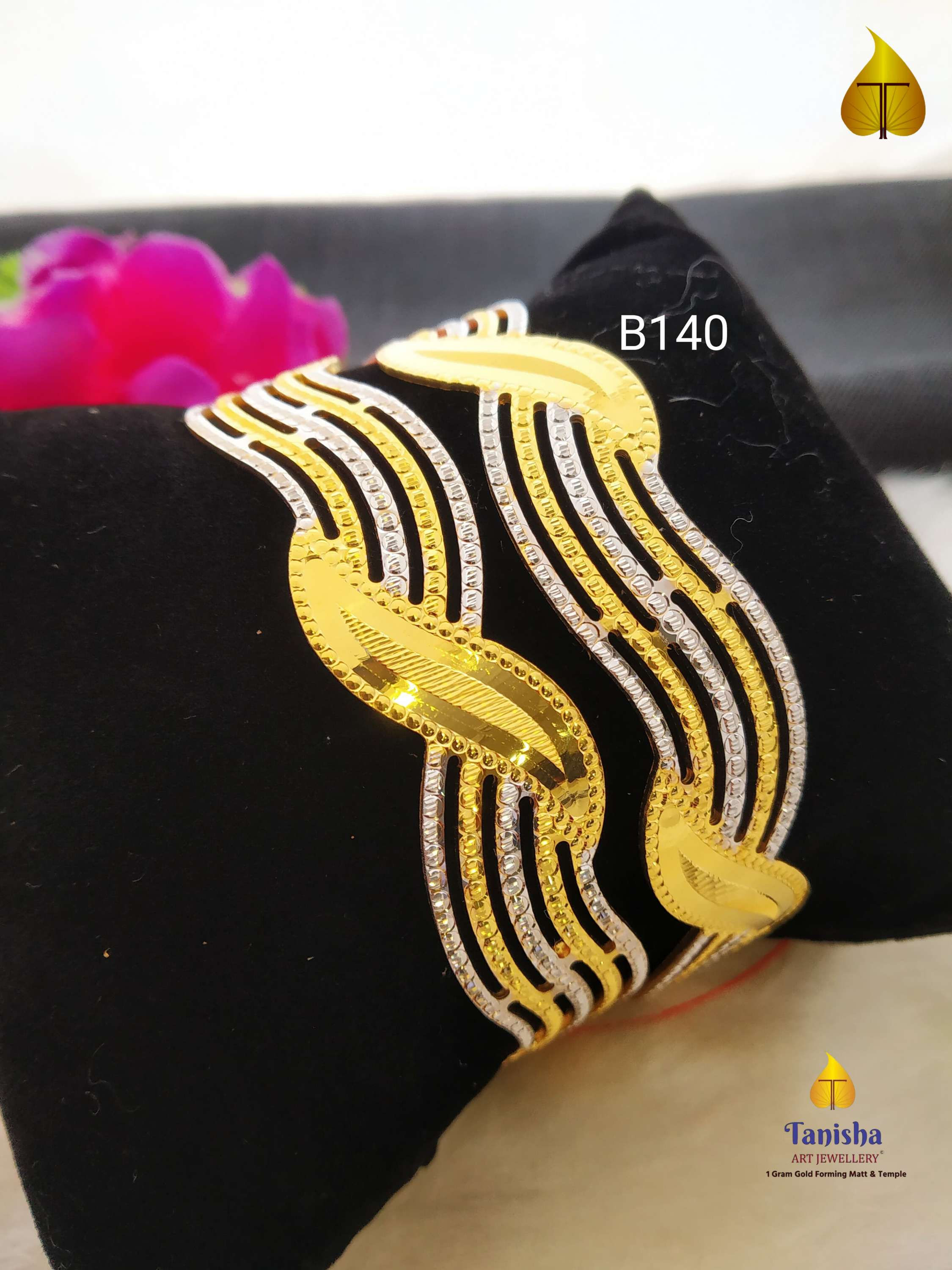 Charming 1 Gram Gold Forming CNC Bangle