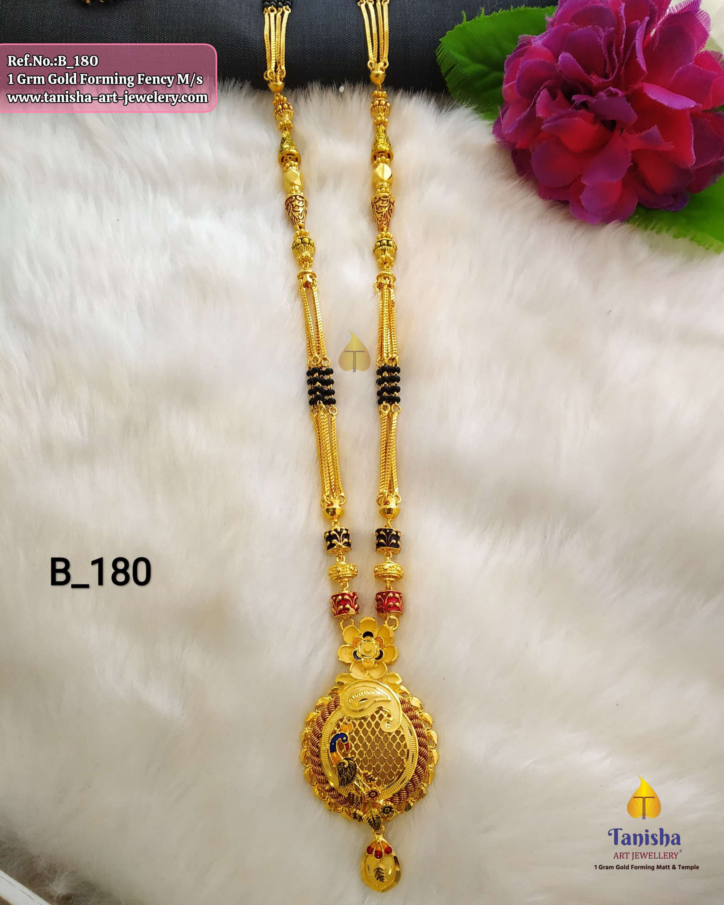 Forming Charming Peacock Mangalsutra