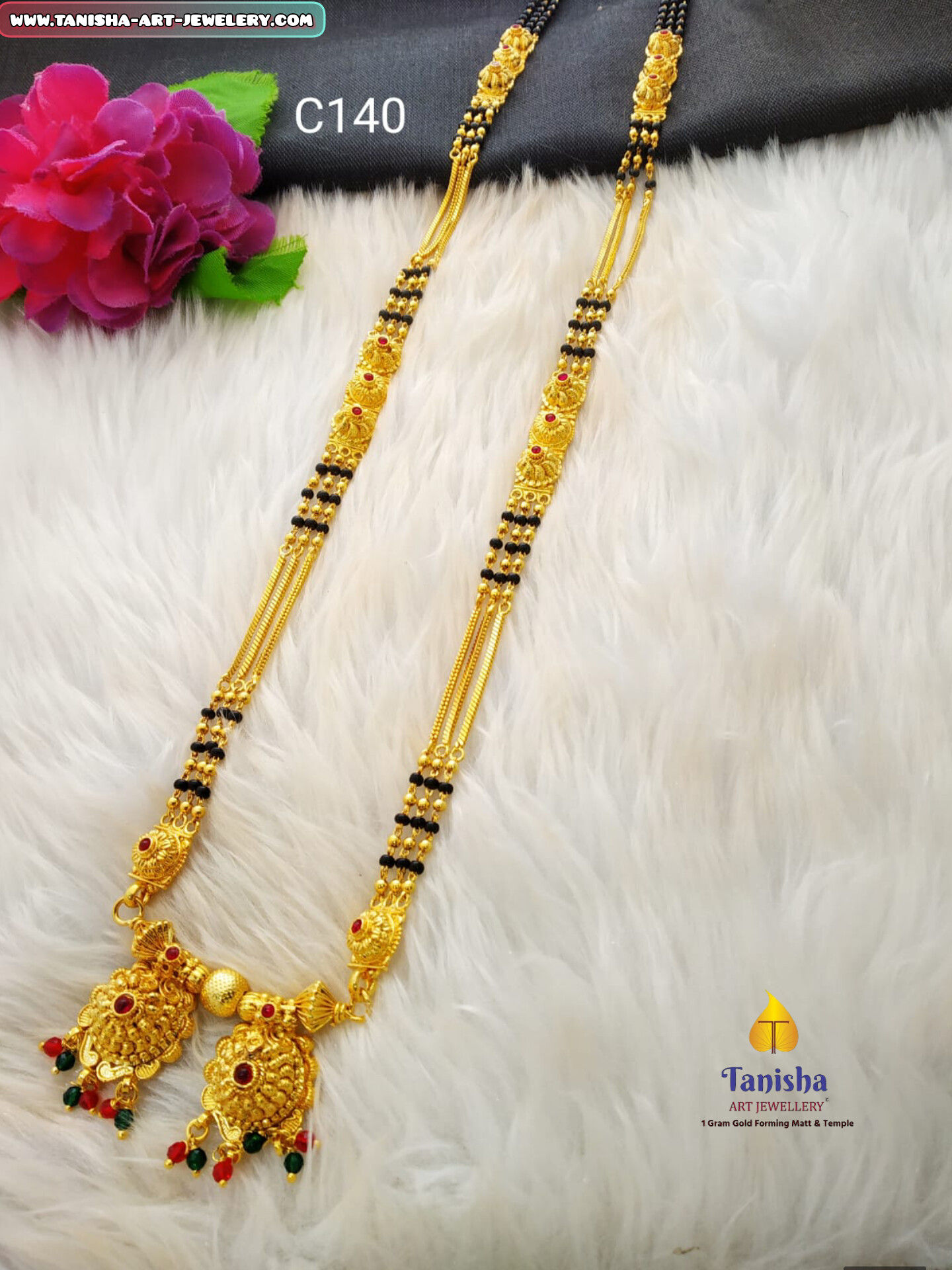 3-line Plain Chain Mangalsutra