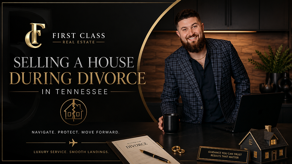 Selling a House During Divorce in Tennessee — What Happens to the Home