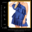 Thumbnail: ROYAL BLUE - Ruffled Style Dress