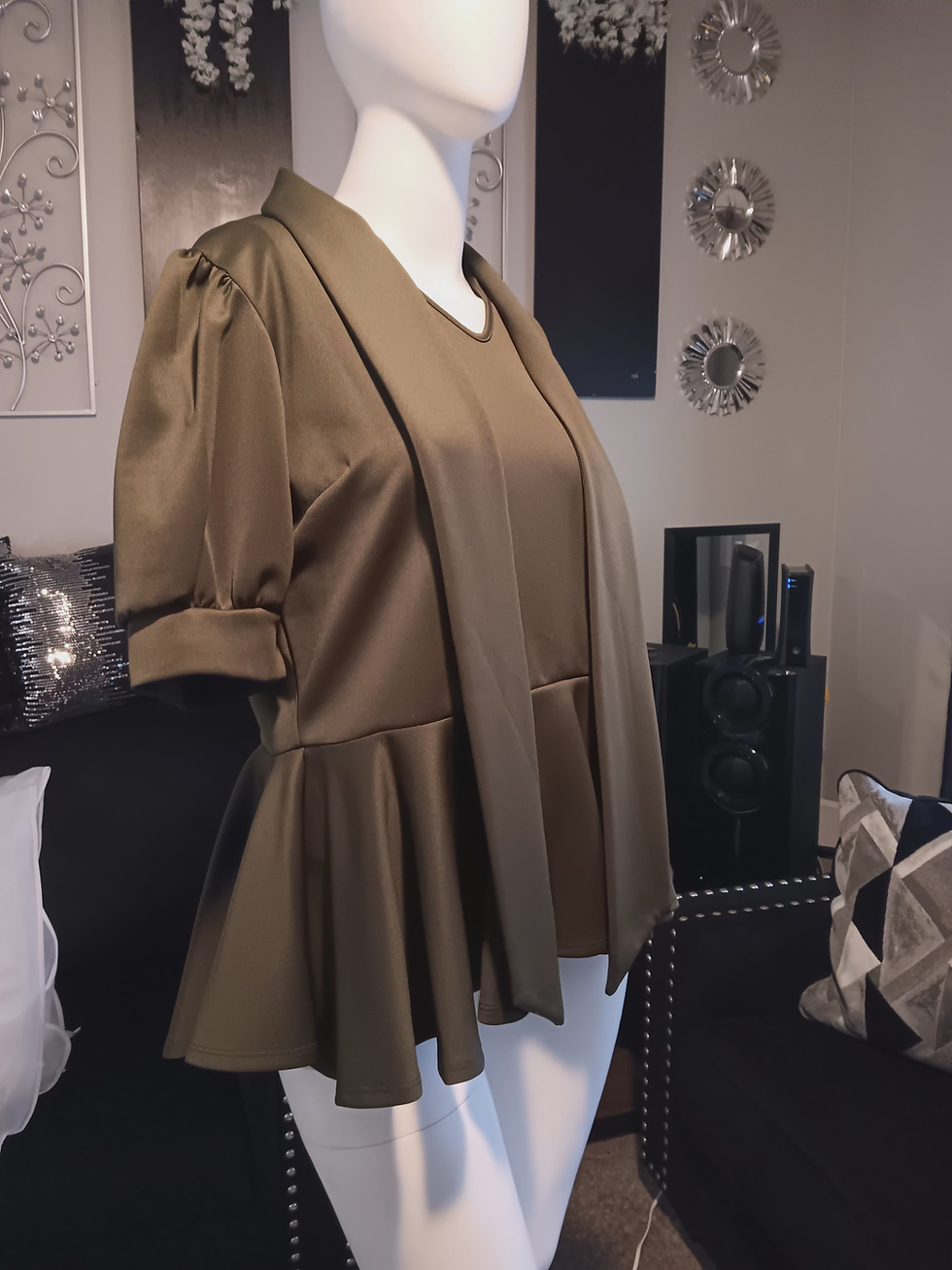 Thumbnail: *OLIVE - Neck Tie Plus Top