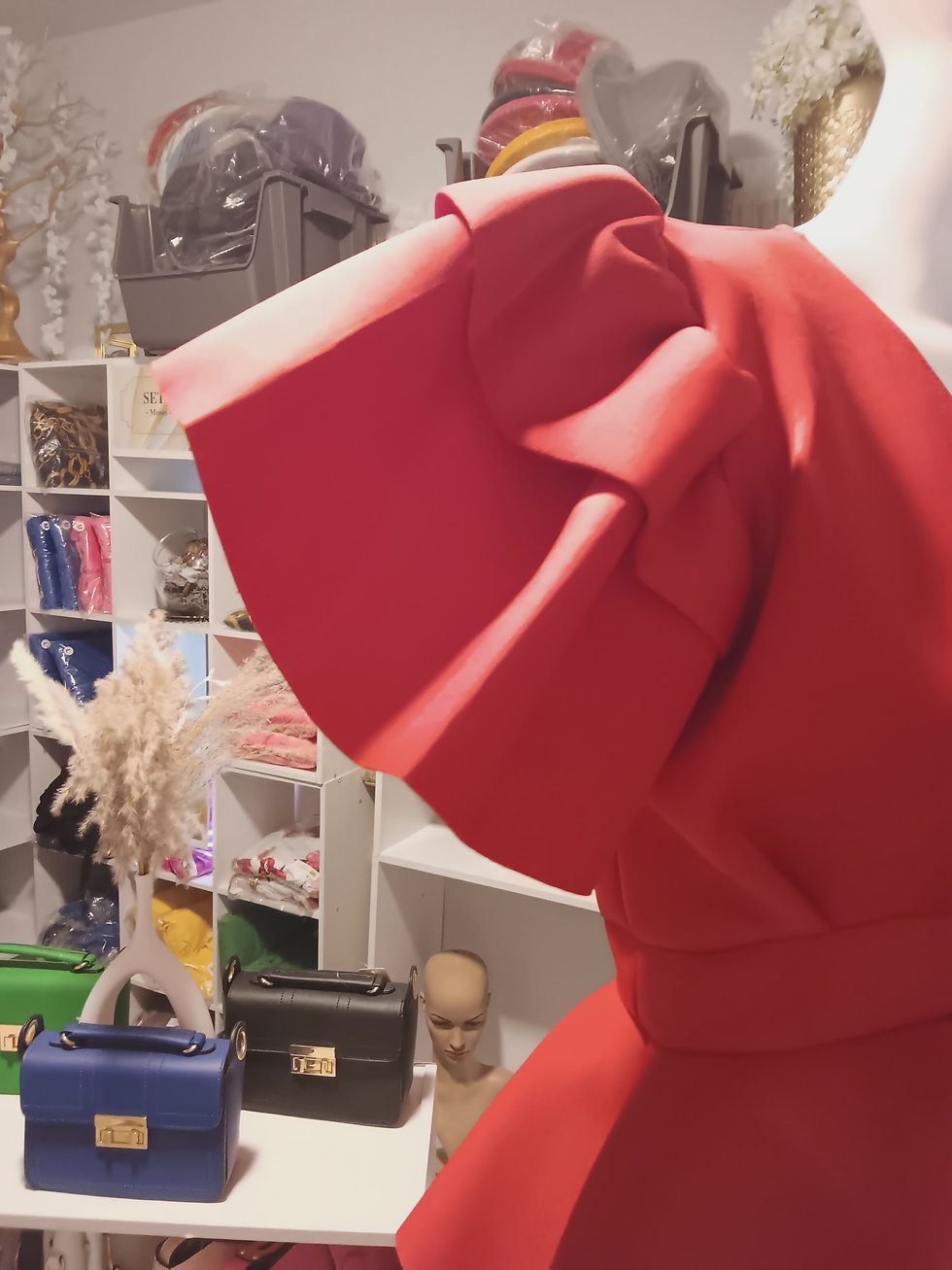 Thumbnail: *RED - Ruffled & Bow Top