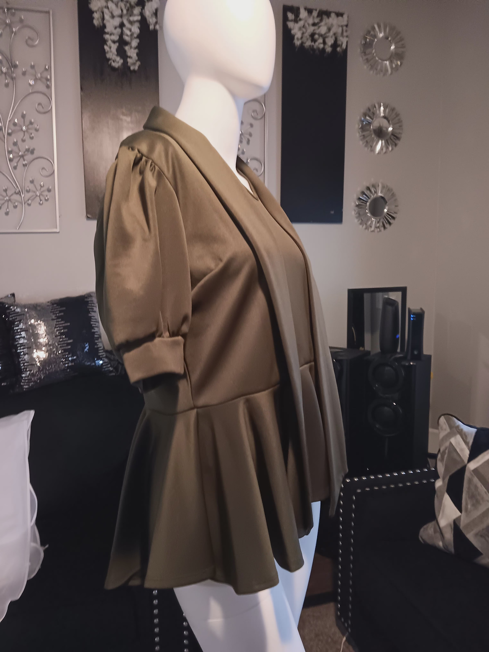 Thumbnail: *OLIVE - Neck Tie Plus Top
