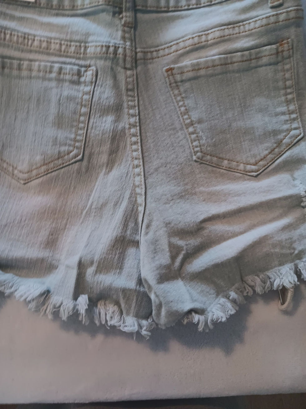 Thumbnail: *Denim Side Tie Shorts