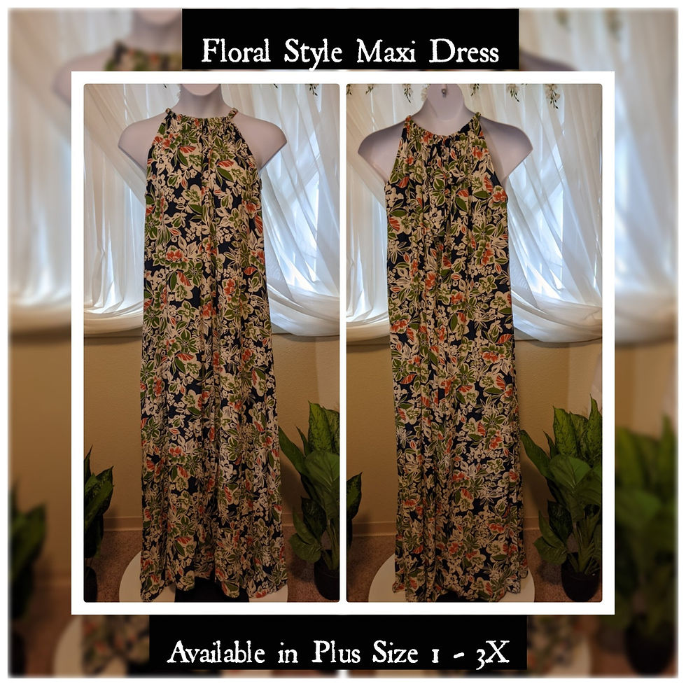 Thumbnail: Floral Maxi Style Dress