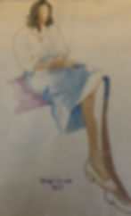 18. Kağıt üz. Suluboya, 45x30 cm