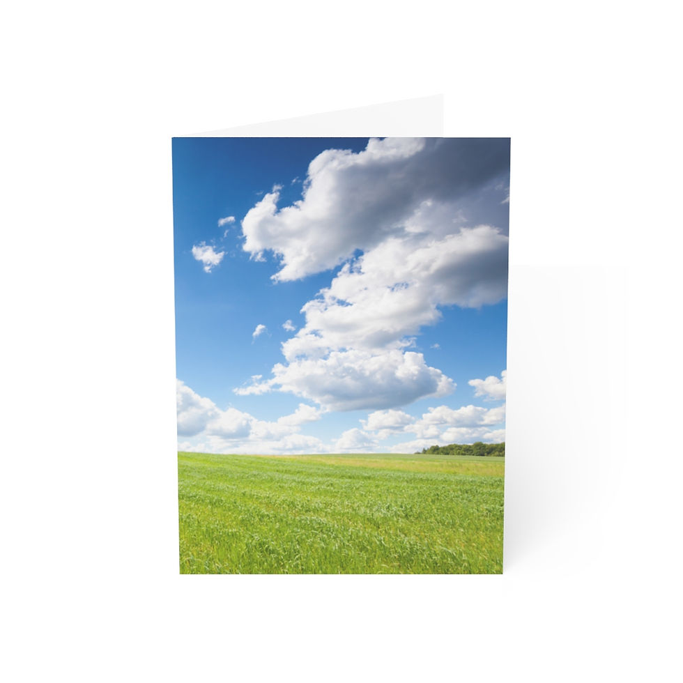 Looking Out Window - Friend Card