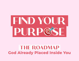 Thumbnail of a devotional called "📍🗺️ Find Your Purpose: The Roadmap God Already Placed Inside You" with an emoji of a target