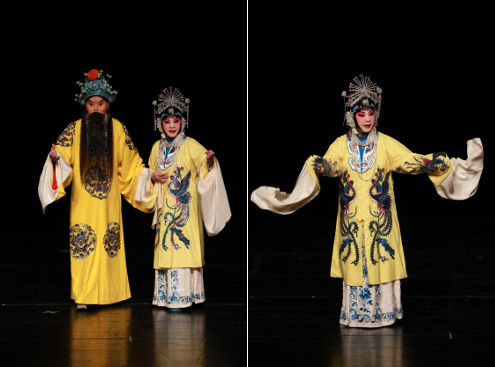 与张翰璋老师合作表演《太真外传》选段《七巧盟誓》