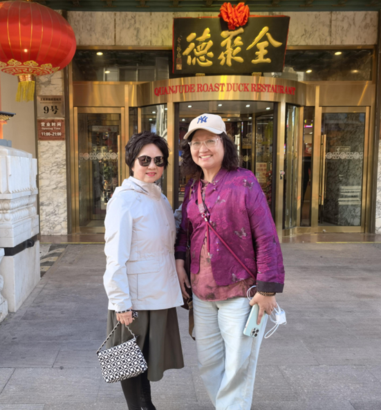 与徐松子老师合影
