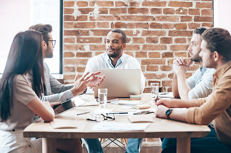 Employees/Union Members in a meeting