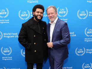U.N. World Food Programme Announces The Weeknd as Goodwill Ambassador at Reception in Los Angeles
