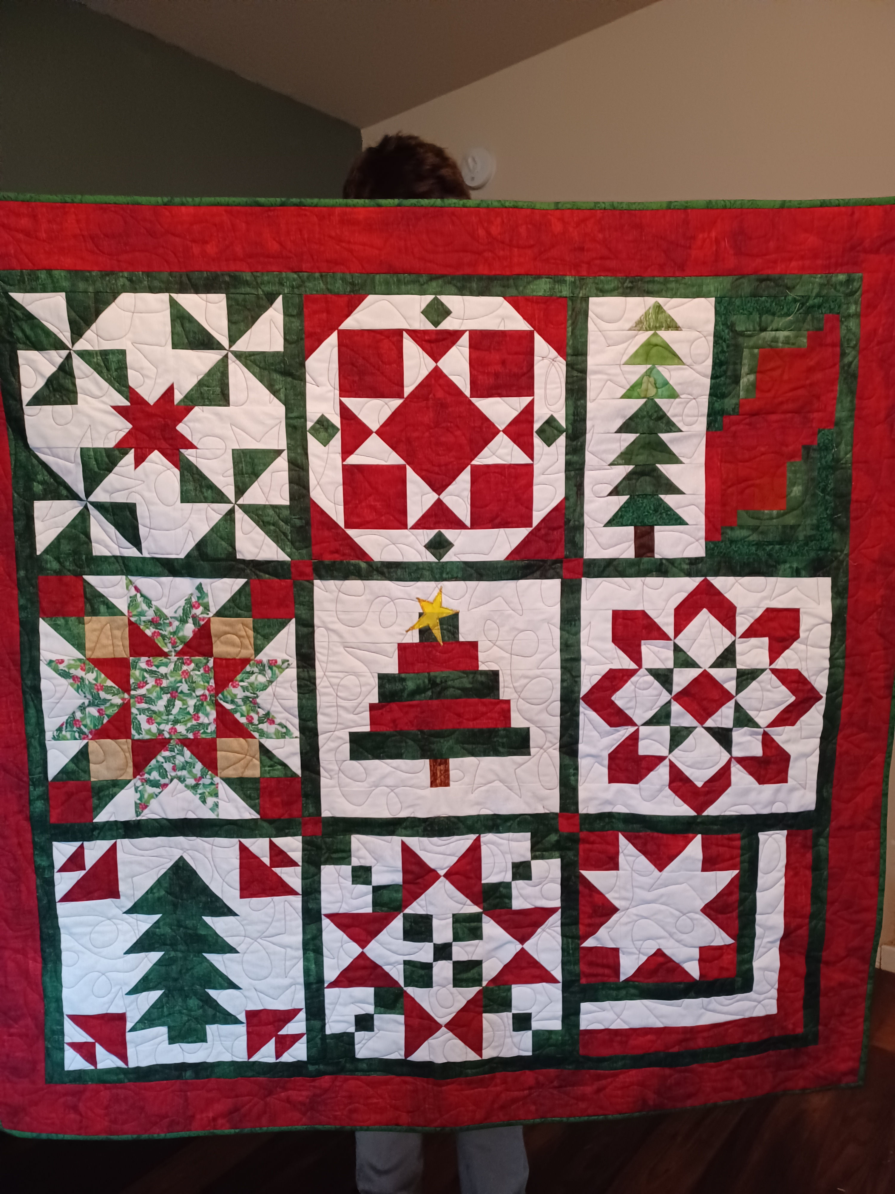Christmas Tree Sampler Quilt
