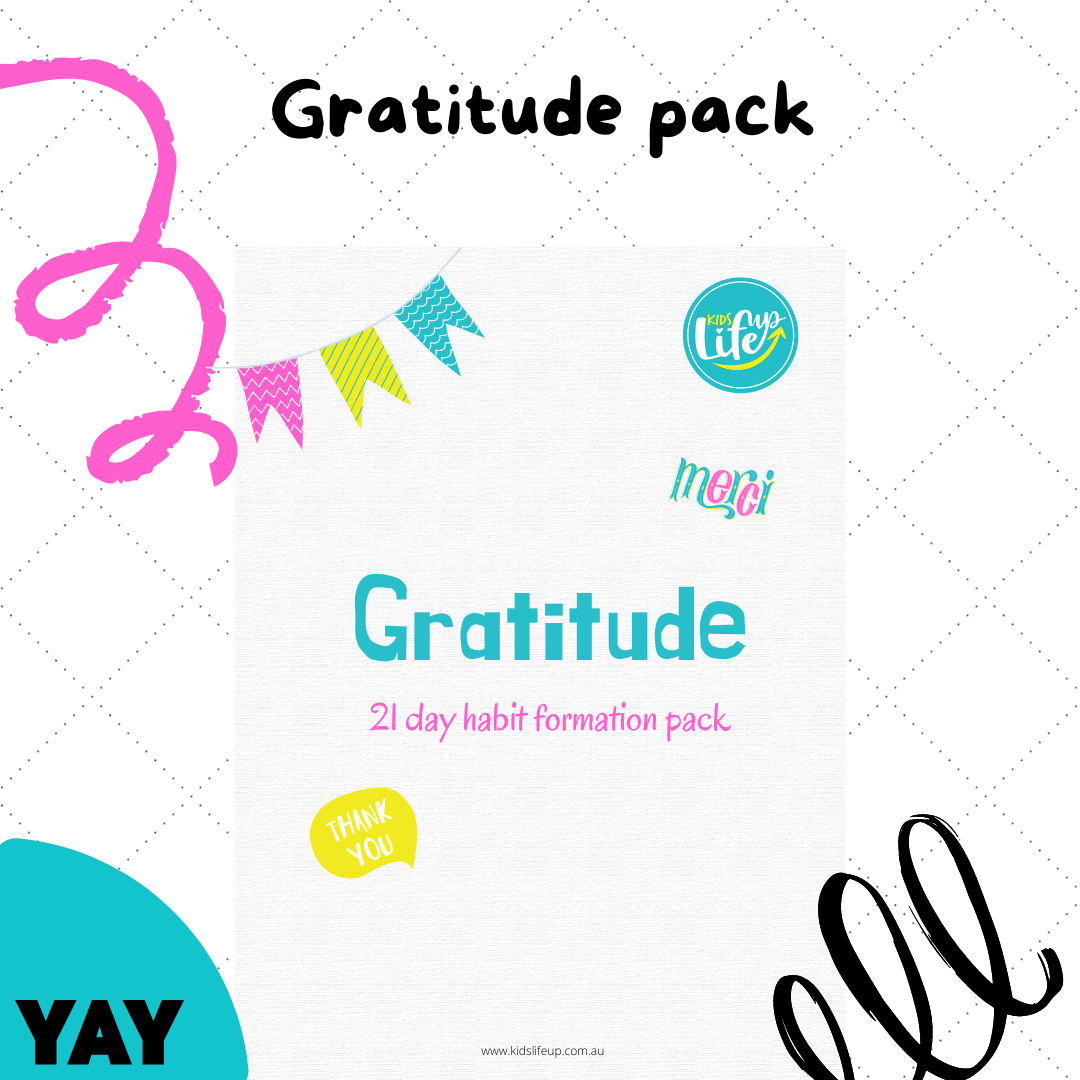 Gratitude Habit Formation pack ages (6-11)