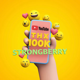 (경)스트롱베리 유튜브 10만 구독자 달성(축)