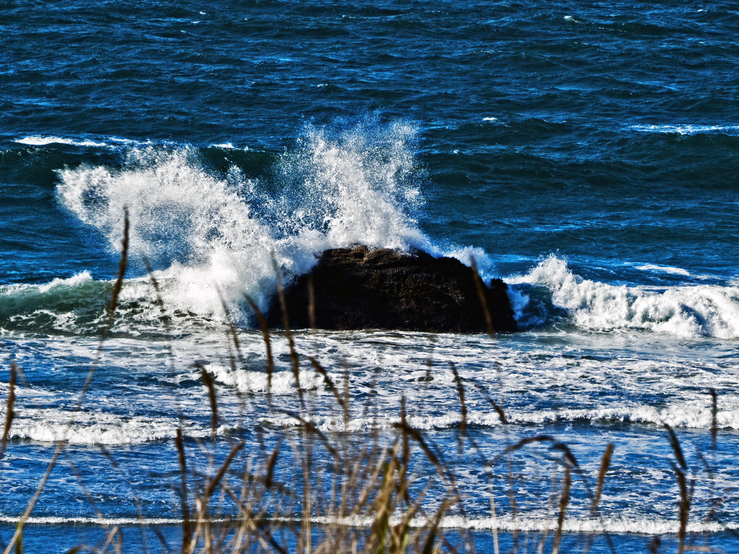 Sites from the shore Blasting Waves - Bandon, Oregon