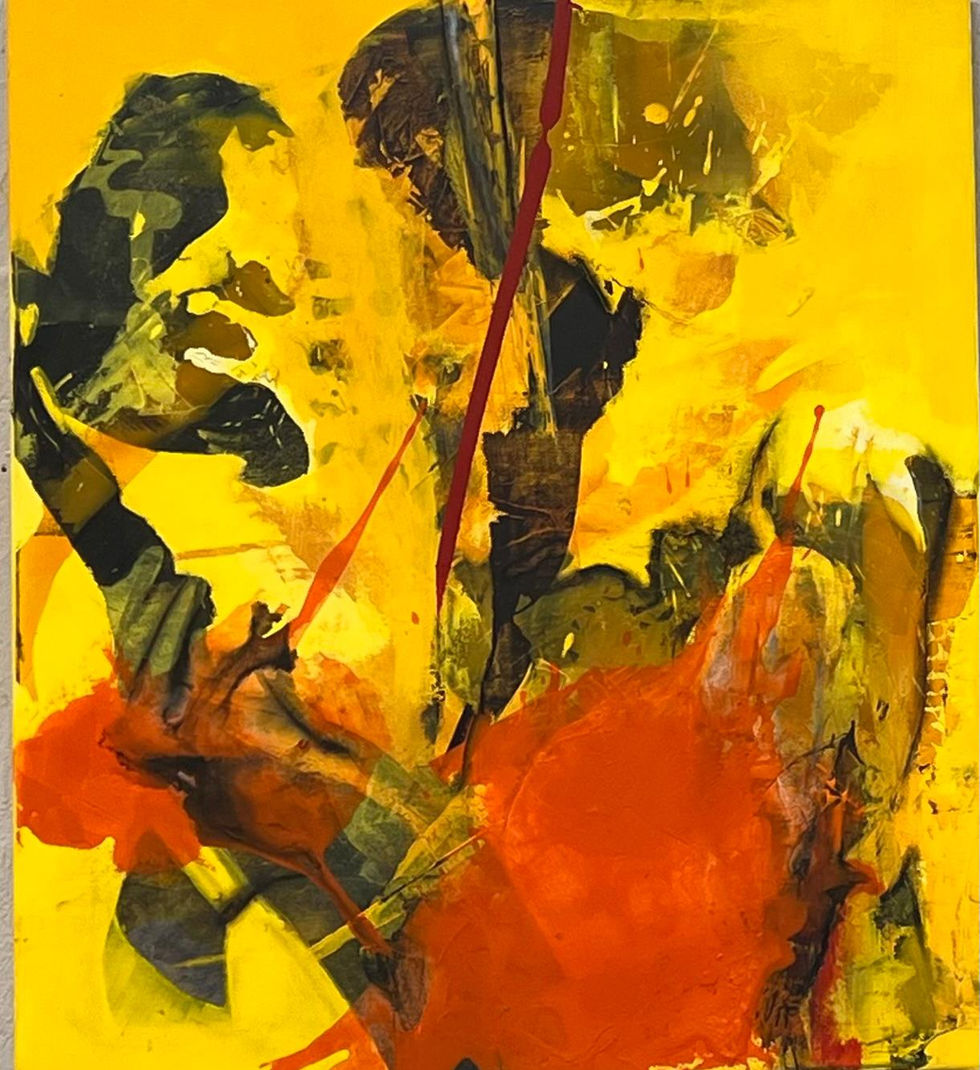 gelb orange abstrakt
