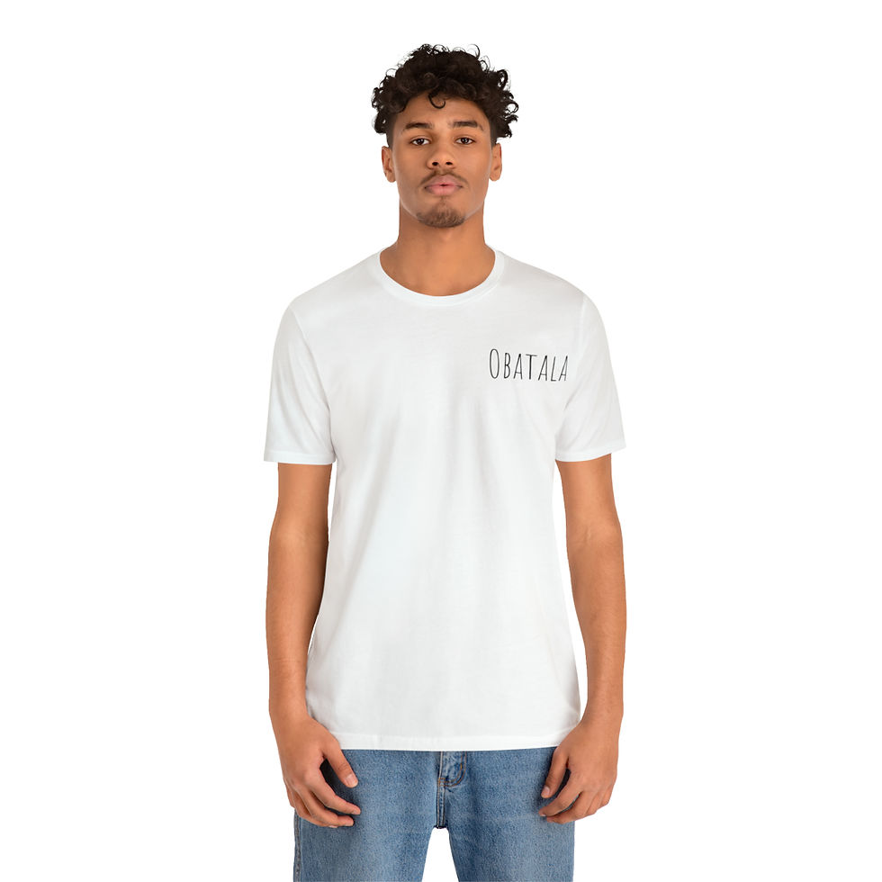 Thumbnail: Unisex Jersey Short Sleeve Obatala Abstract 3 Soft Colors