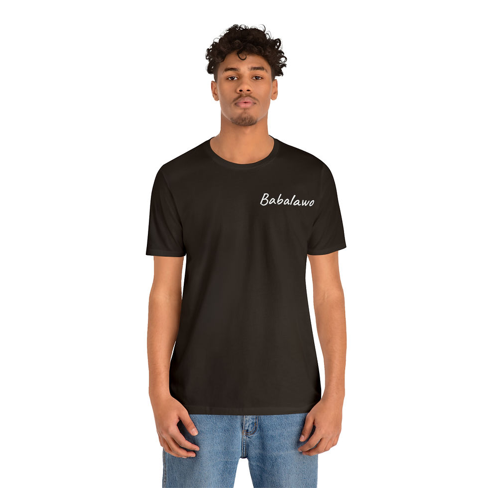 Thumbnail: Unisex Jersey Short Sleeve Ifa Odara 1 Dark Colors