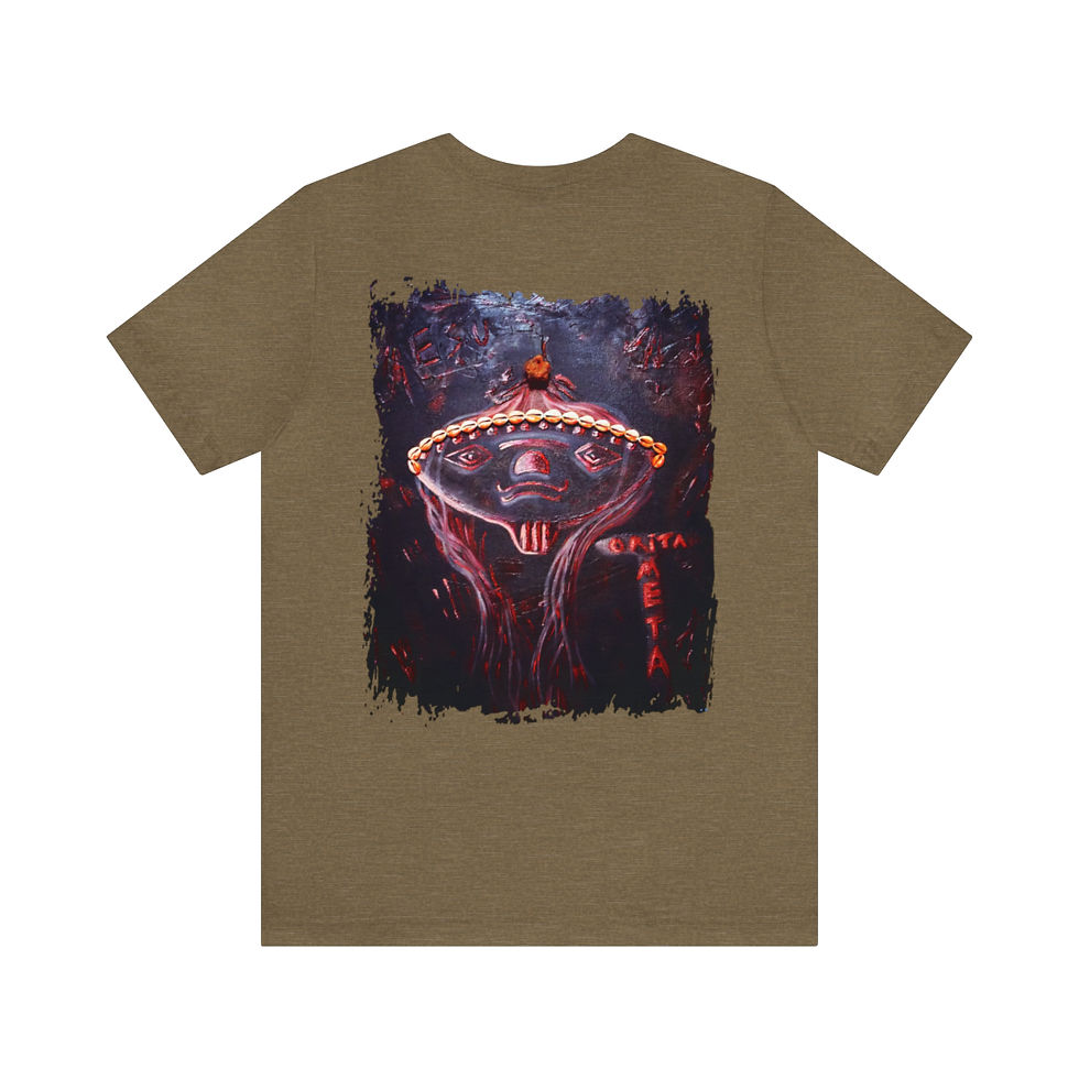 Thumbnail: Unisex Jersey Short Sleeve Esu Elegbara Original Dark Colors