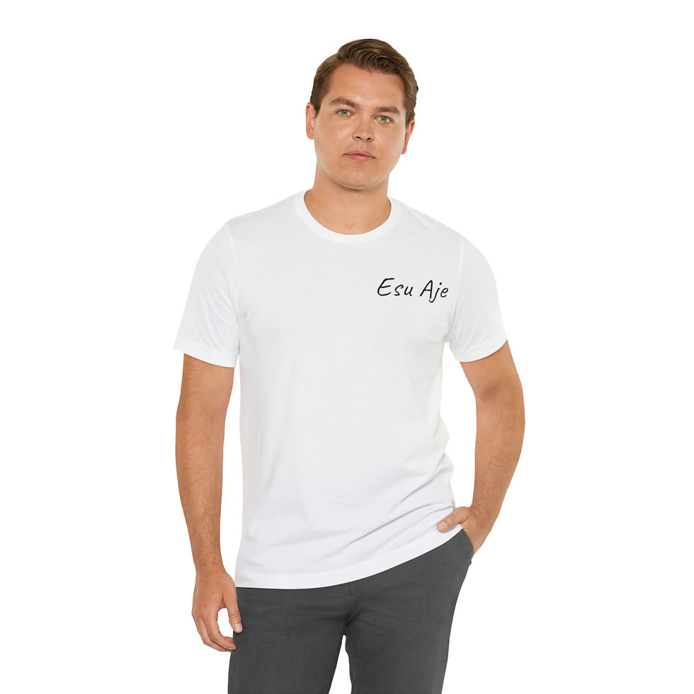 Thumbnail: Unisex Jersey Short Sleeve Esu Aje Original Soft Colors