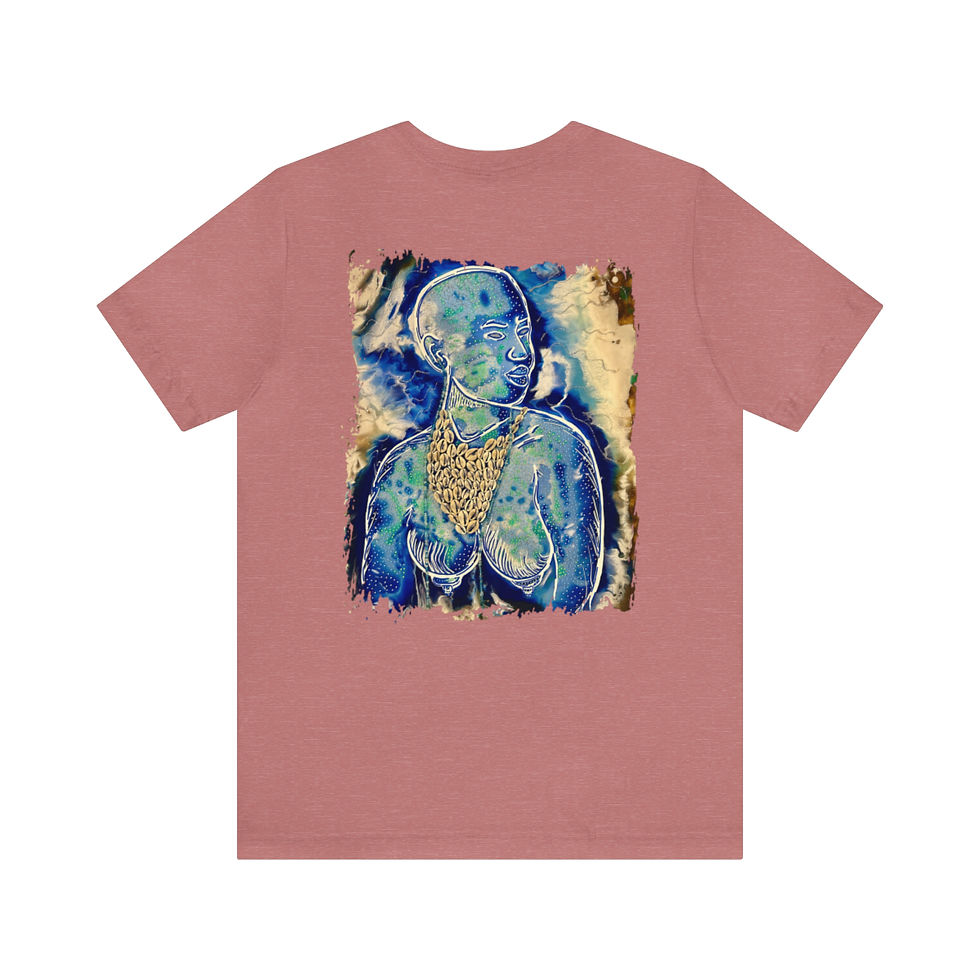 Thumbnail: Unisex Jersey Short Sleeve Yemoja Original Dark Colors