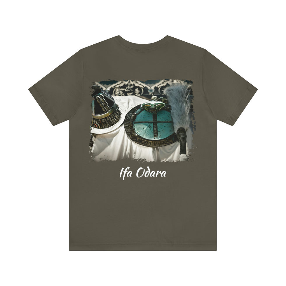 Thumbnail: Unisex Jersey Short Sleeve Ifa Odara 1 Dark Colors
