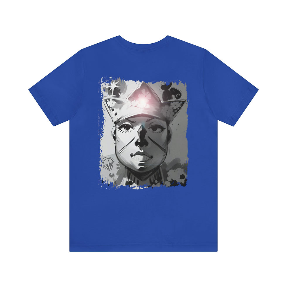 Thumbnail: Unisex Jersey Short Sleeve Obatala Anime Style Dark Colors
