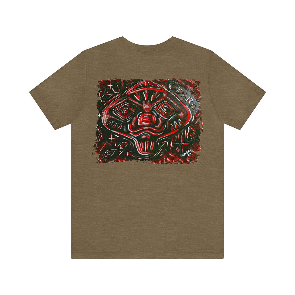 Thumbnail: Unisex Jersey Short Sleeve Esu Odara 2 Original Dark Colors 