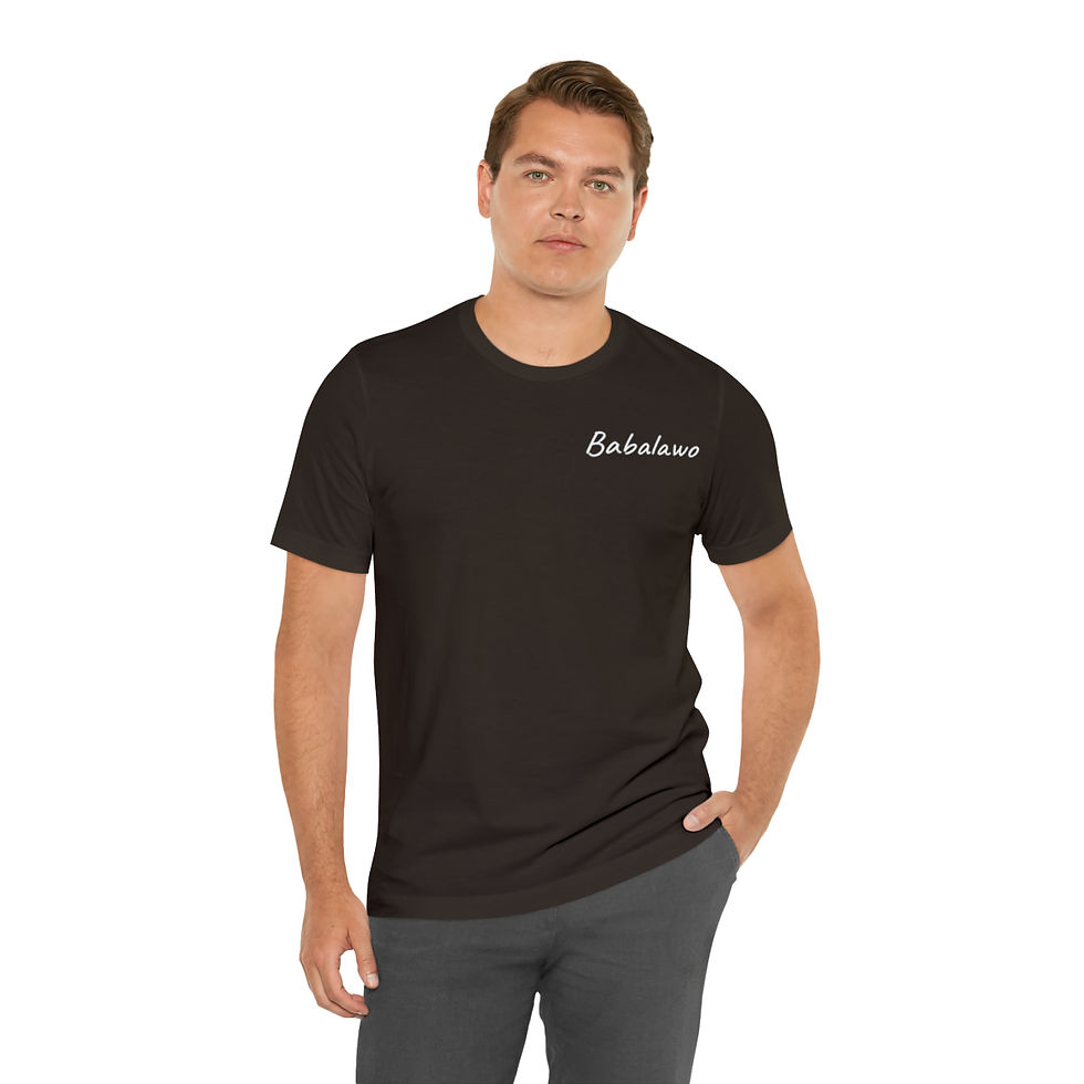 Thumbnail: Unisex Jersey Short Sleeve Awo ni Orunmila 3 Dark Colors