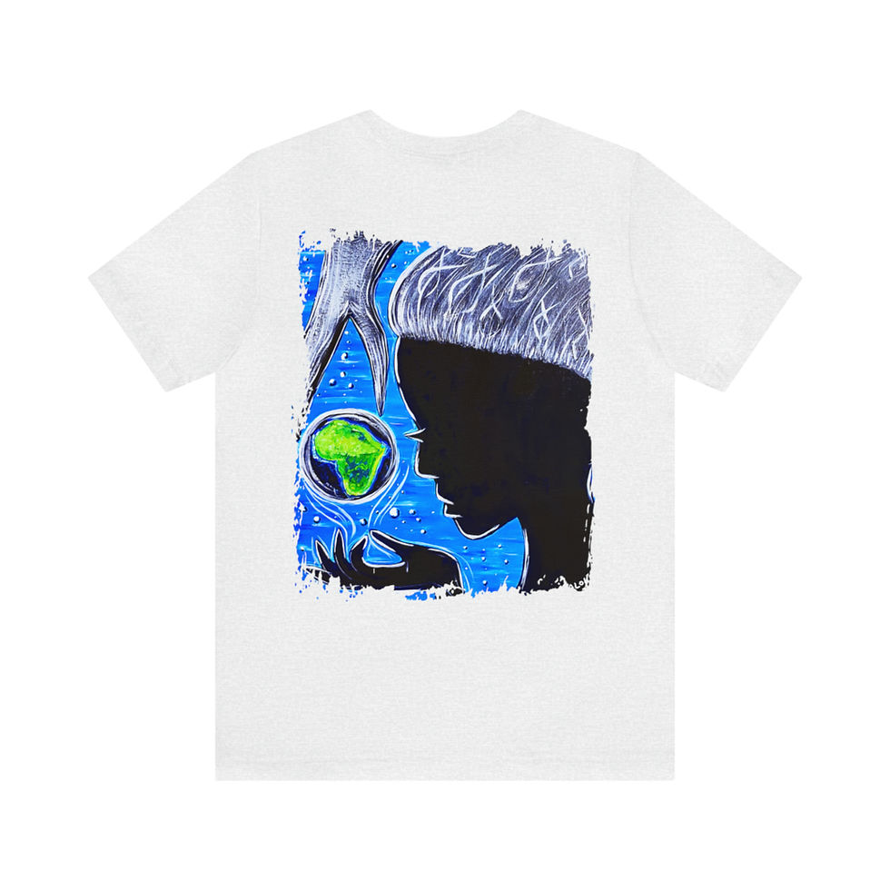Thumbnail: Unisex Jersey Short Sleeve Yemoja Original Sirena Soft Colors