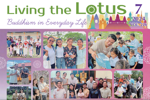 LIVING THE LOTUS-JUL 2024: "Our Lives and Eternal Life"