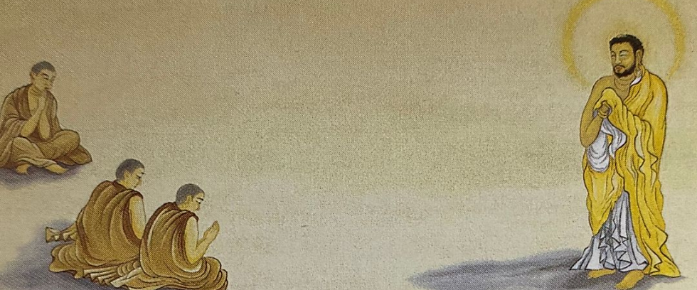 Buddha teaching disciples
