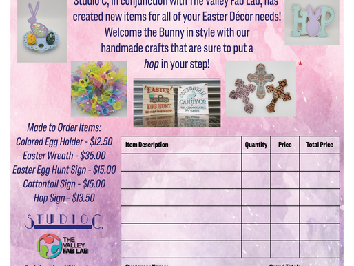 Stock up on Easter Goodies from Studio C and It'Sweet!!!