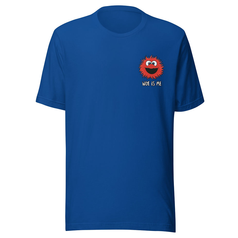 Thumbnail: Woe is Me Mr Sprinkles Dark Colors Adult Unisex t-shirt