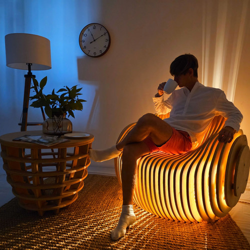 Moondream Parametric egg chair outdoor - Zorka Furniture USA