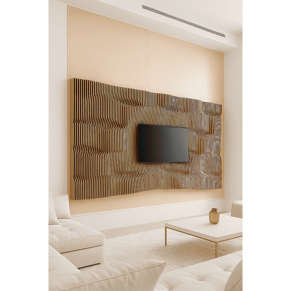 Modern wall panels for TV accent wall