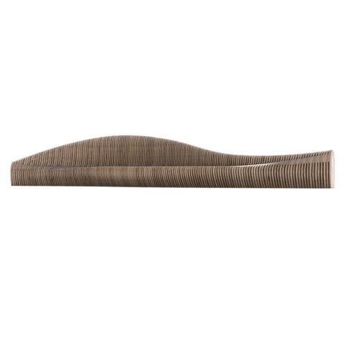 Leafok Curved Bench — Sculptural Parametric Wooden Bench | Zorka