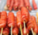 Hotdogs on sticks