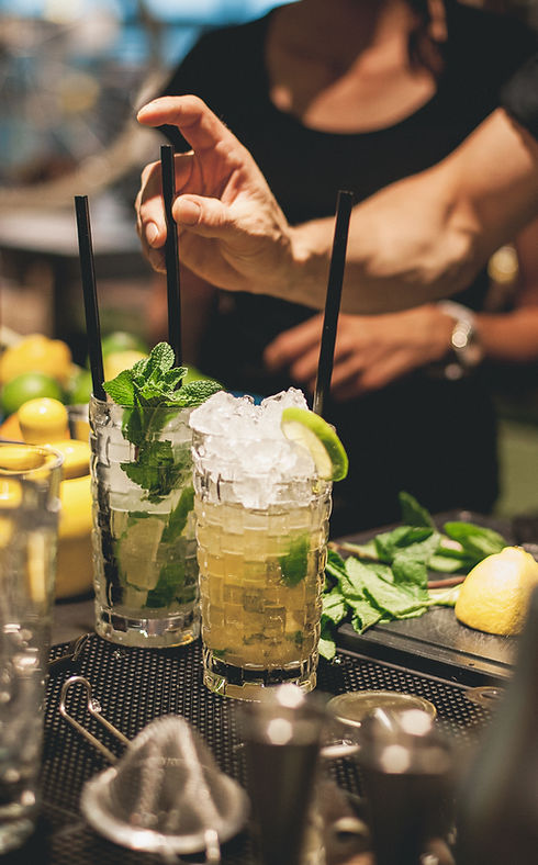 Het voorbereiden van Cocktails
