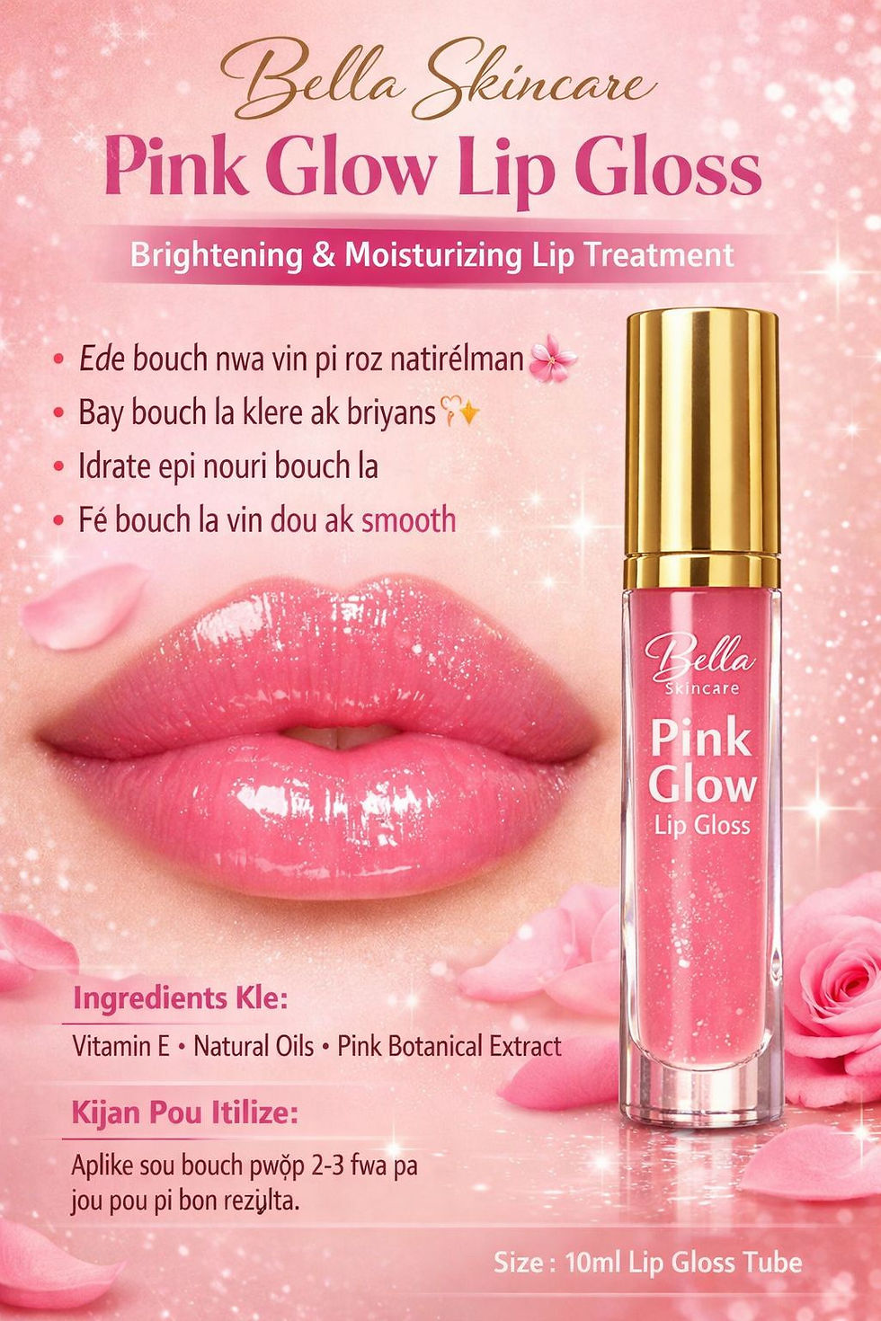 Thumbnail: Bella lip gloss color change 1 pcs