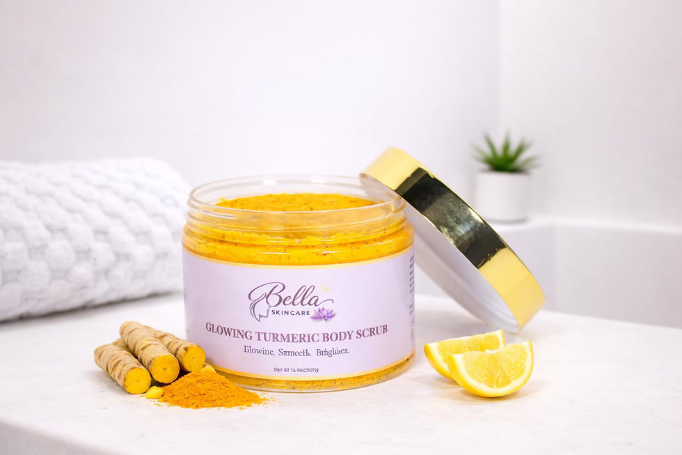 Thumbnail: Bella Skincare Glowing Turmeric Body Scrub  500 ml