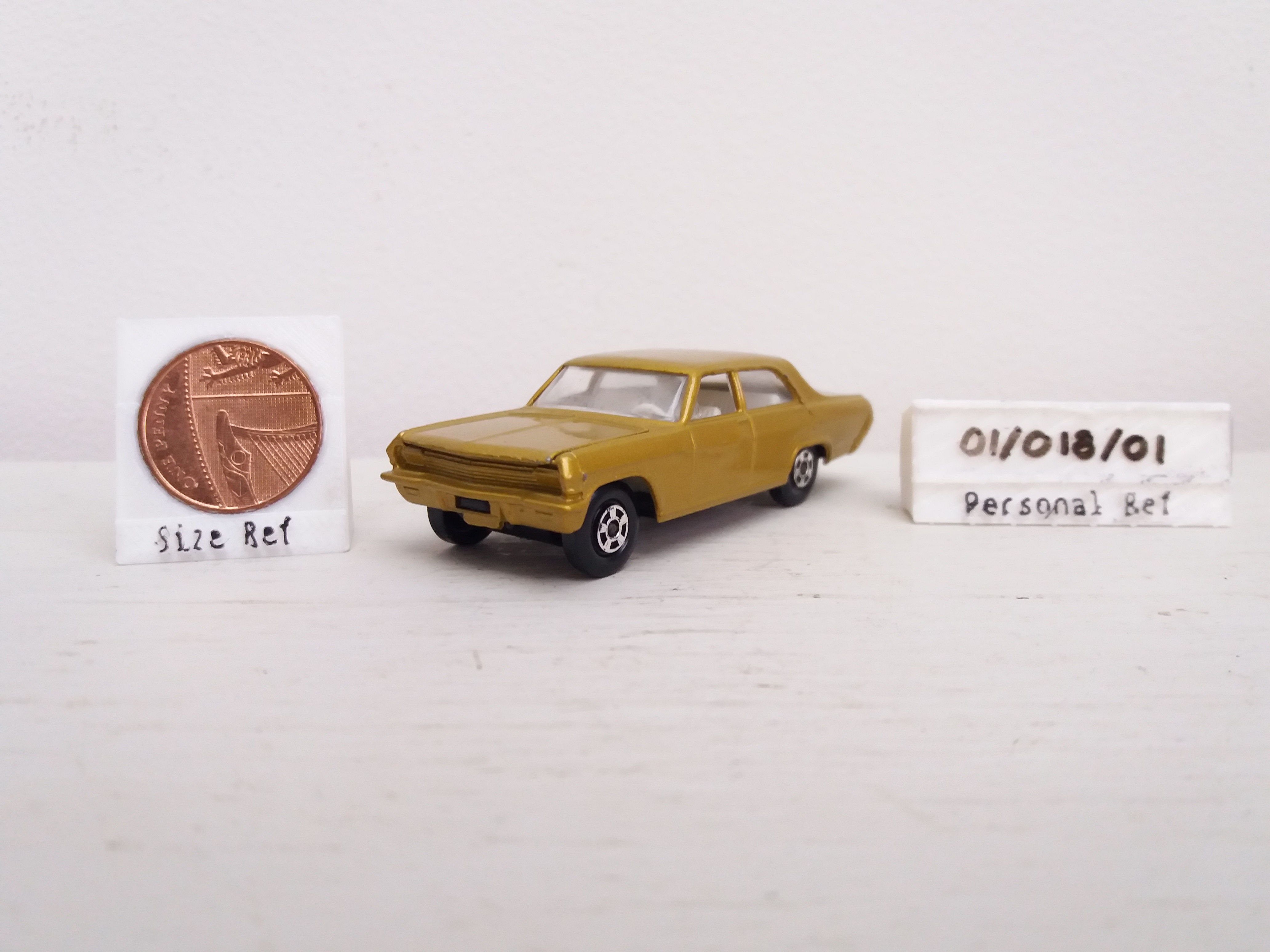Matchbox #36 - Opel Diplomat (Metallic Gold) - Unboxed
