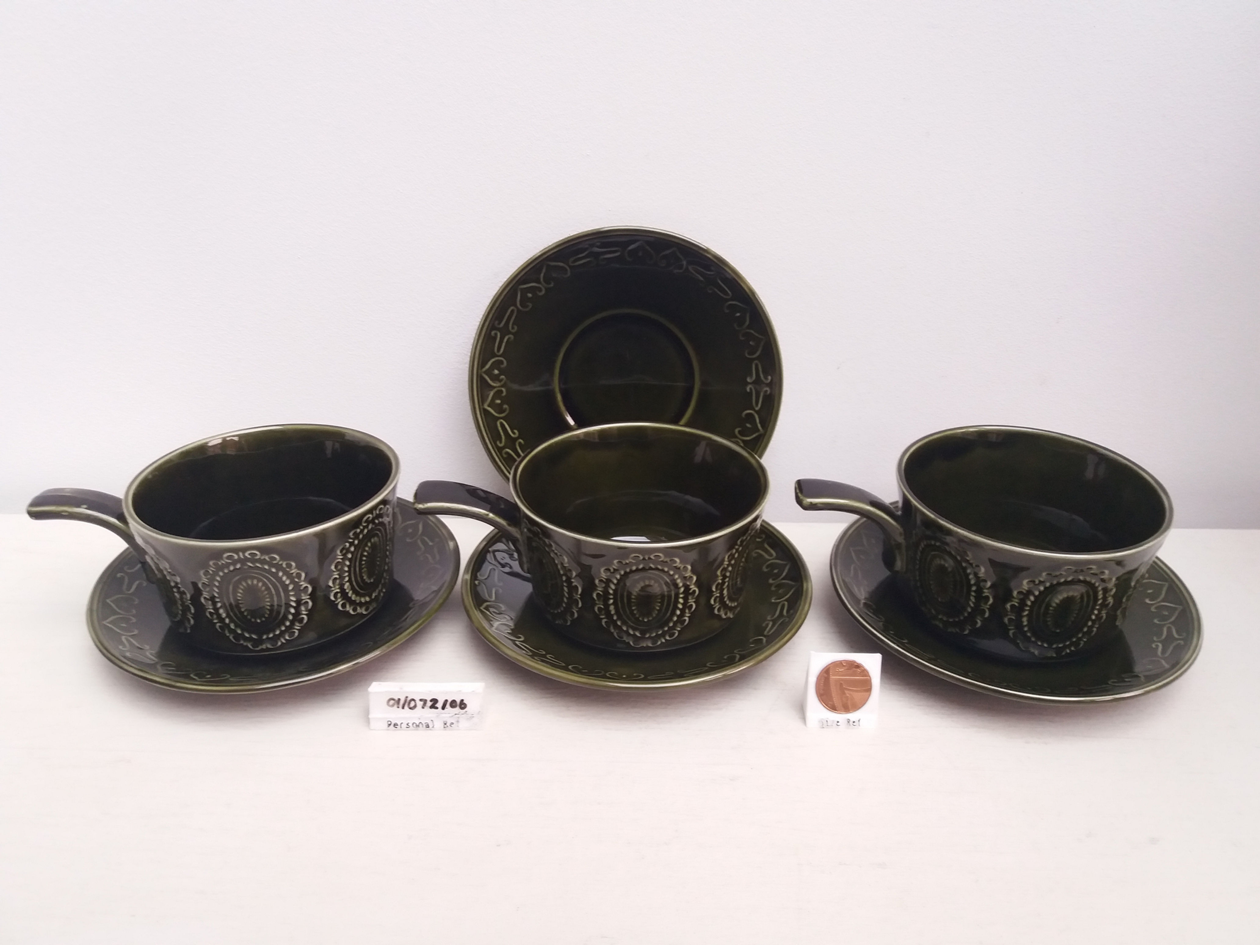 Barbecue By Barratts Soup Bowls & Saucers (3x Bowls & 4x Saucers)